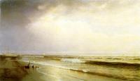 Richards, William Trost - Seascape with Distant Lighthouse, Atlantic City, New Jersey